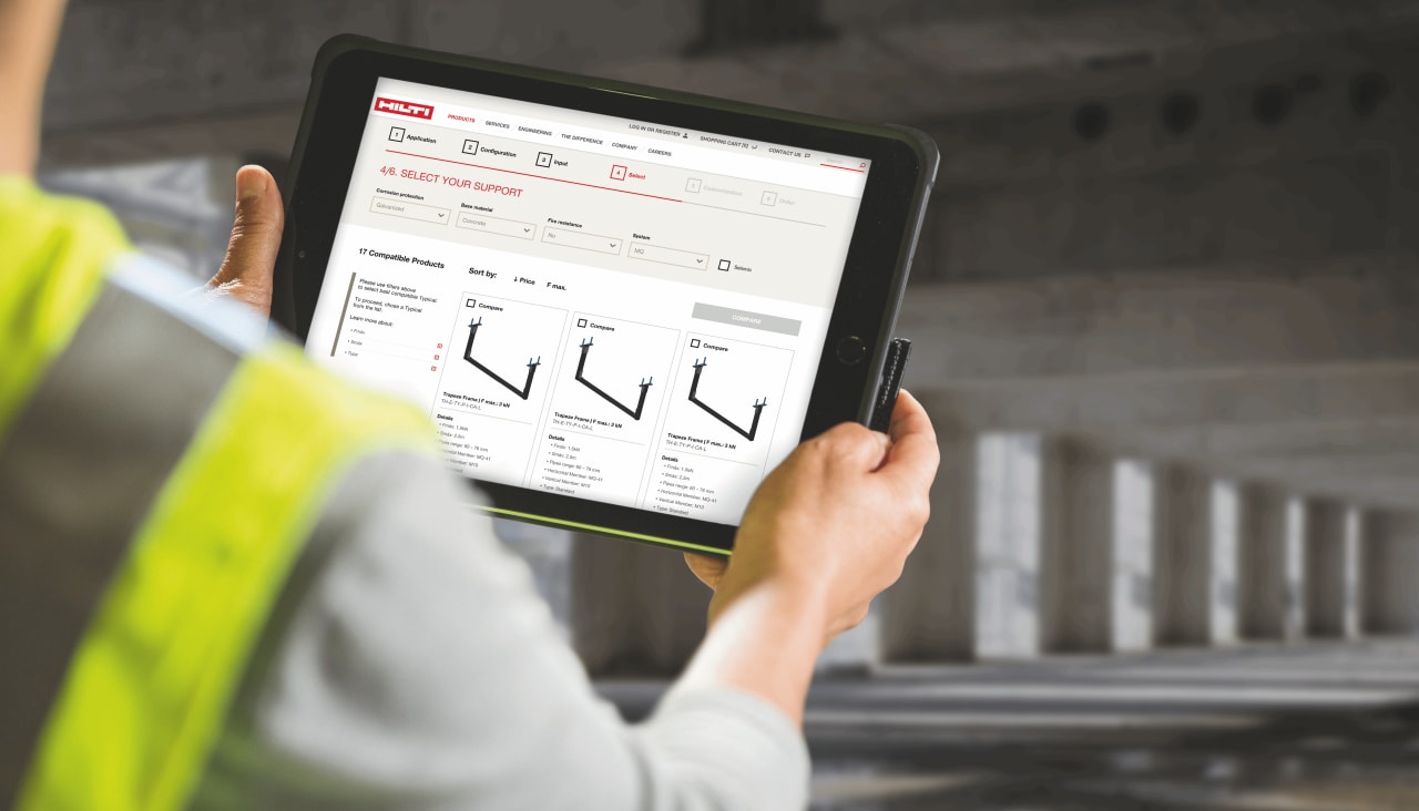 MEP Supports Selector