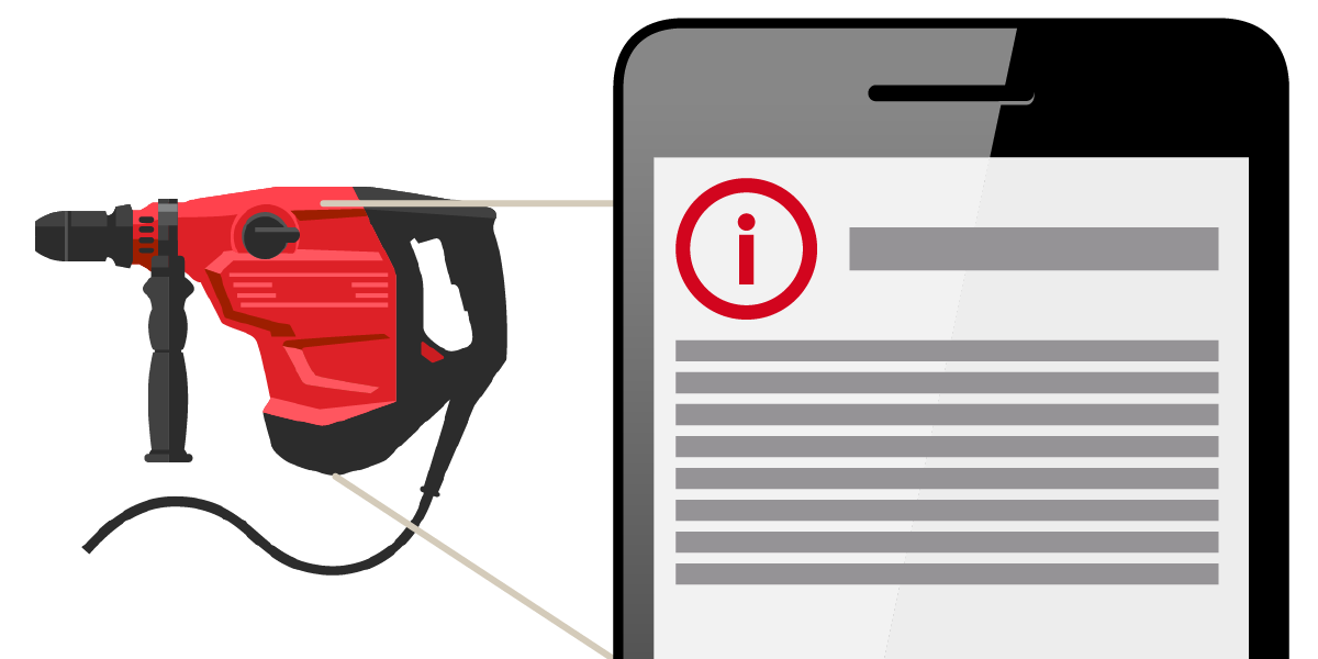 Find operation manuals quickly and easily even on the job