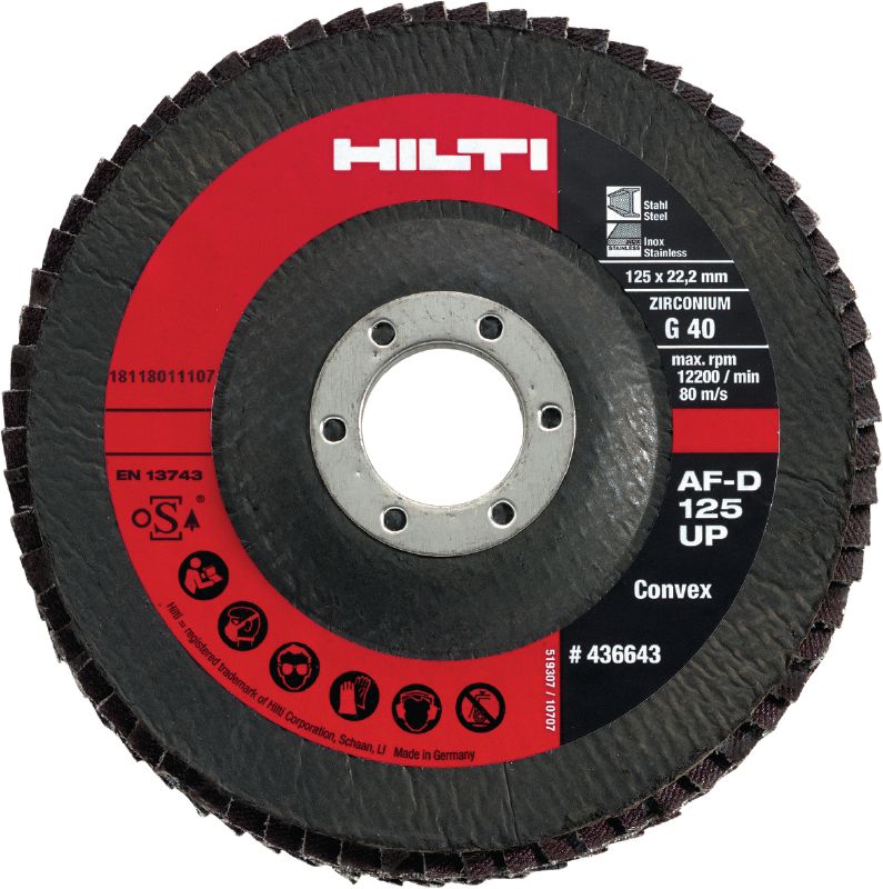 AF-D UP Flap disc Premium flap disc for light grinding