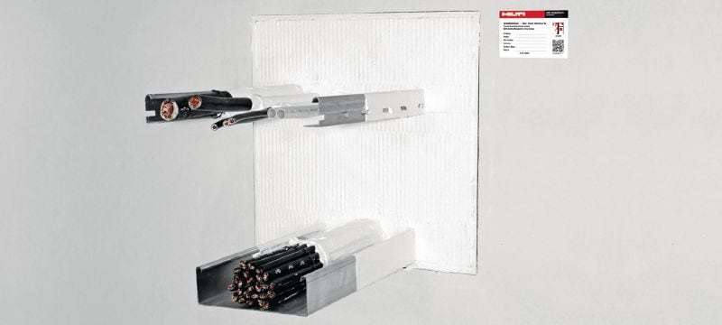CP 670 firestop board coating Firestop coating system for mineral boards with a wide approval range for sealing medium to large openings Applications 1