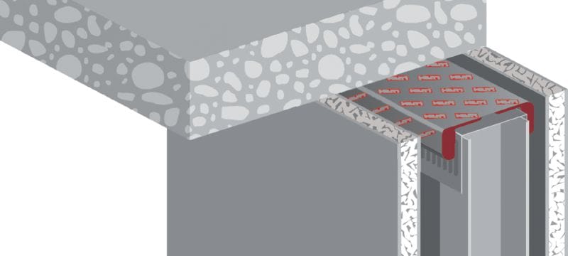 CFS-TTS Firestop Top Track Seal Preformed sealant for top-of-wall plasterboard joints – eliminates the need for slow, messy caulk Applications 1