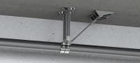 MFP-UHD fixed point universal heavy Galvanised double fixed point with one-sided bracing for heavy-duty applications up to 36 kN Applications 1