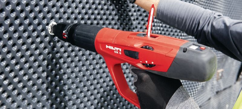 X-C P8 Masonry nails Single nail for fastening to concrete using powder-actuated tools Applications 1
