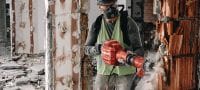 TE 600-AVR SDS-Max demolition hammer heavy-duty demolition hammer for wall chiseling in concrete and masonry, with less weight, lower vibration and more performance than the TE 700-AVR predecessor Applications 1