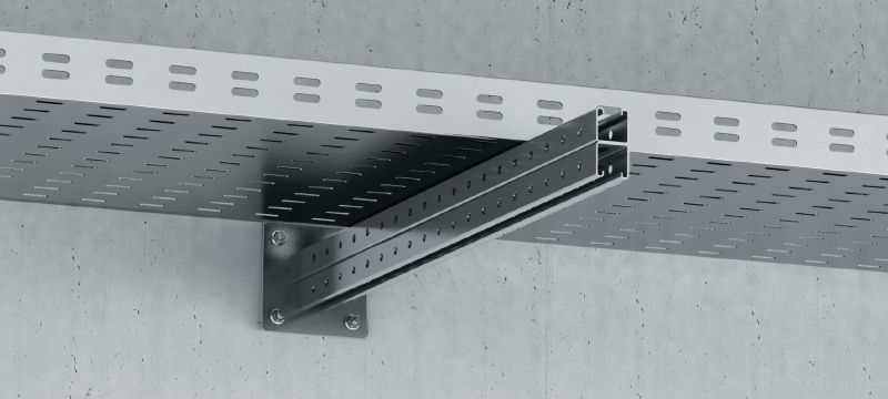 MT-BR-40 O4 OC bracket medium-duty C-Channel bracket with 4-hole baseplate for outdoor applications Applications 1