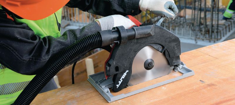 WSC 85 Circular saw Circular saw with combined plunge and pendulum for heavy-duty straight cuts up to 85 mm depth Applications 1