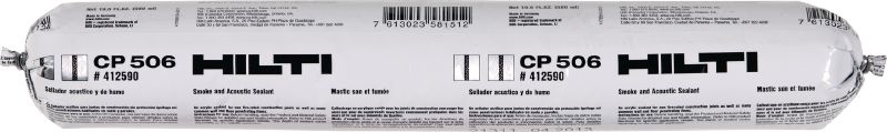 CP-506 Smoke and acoustic sealant Low-shrinkage, paintable smoke and acoustic sealant