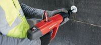 DX 5-IE Powder-actuated insulation fastening tool Digitally enabled, fully automatic, high-productivity powder-actuated tool for fastening insulation on soft to tough concrete, masonry and steel Applications 2