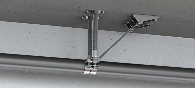 MFP-UHD fixed point universal heavy Galvanised double fixed point with one-sided bracing for heavy-duty applications up to 36 kN Applications 1