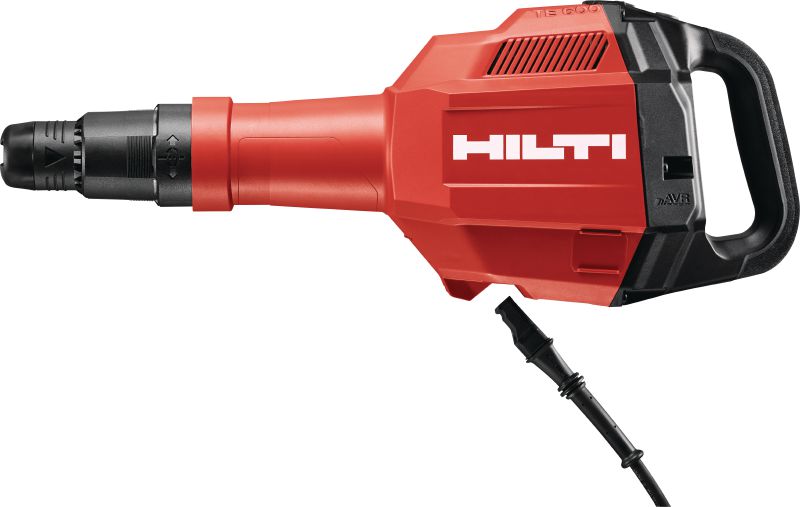 TE 600-AVR SDS-Max demolition hammer heavy-duty demolition hammer for wall chiseling in concrete and masonry, with less weight, lower vibration and more performance than the TE 700-AVR predecessor